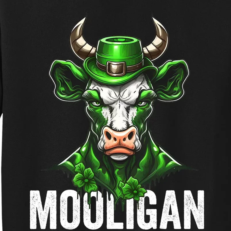 Funny St Patricks Day Hooligan Mooligan Cow St Paddy Party Sweatshirt