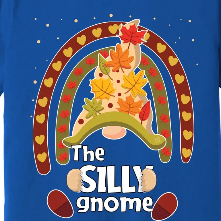 Funny Silly Pumpkin Gnome Pjs Fall Family Matching Gift Premium T-Shirt