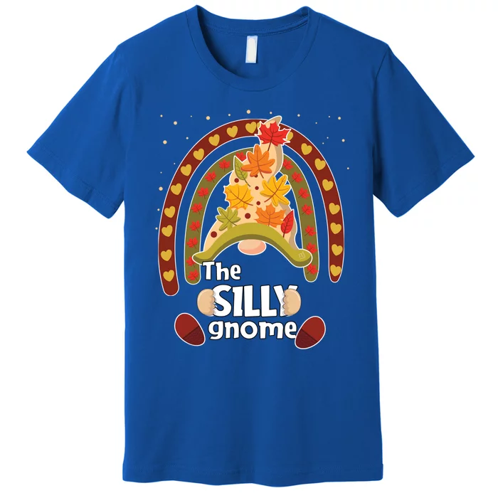 Funny Silly Pumpkin Gnome Pjs Fall Family Matching Gift Premium T-Shirt