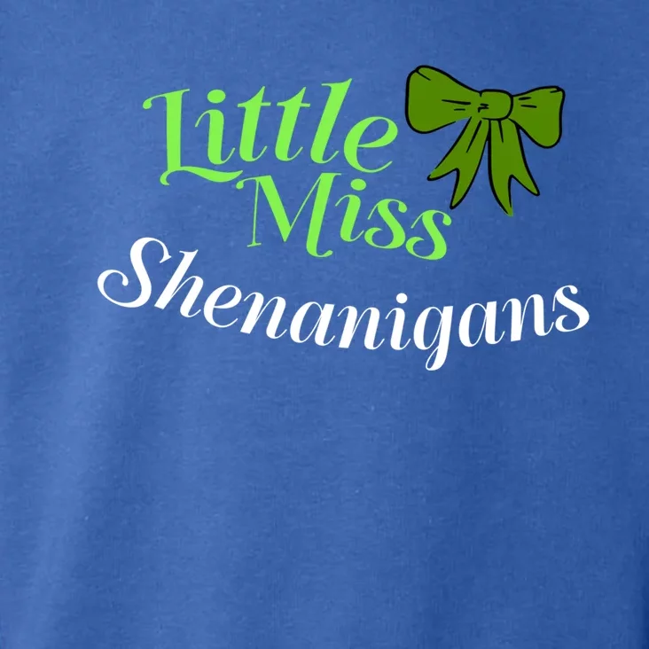 Funny St Patricks Day Little Miss Shenanigans Gift Toddler Hoodie