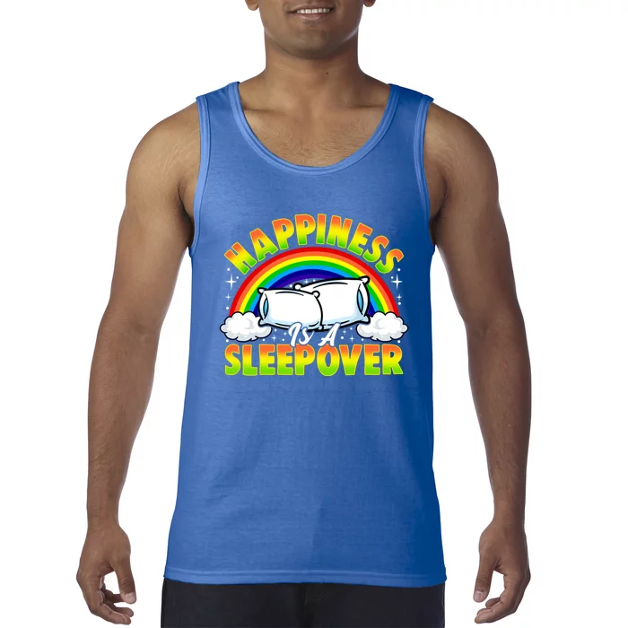 Funny Sleepover Party Happy Fun Birthday Slumber Party Meaningful Gift Tank Top