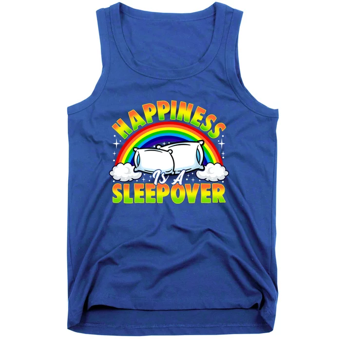 Funny Sleepover Party Happy Fun Birthday Slumber Party Meaningful Gift Tank Top