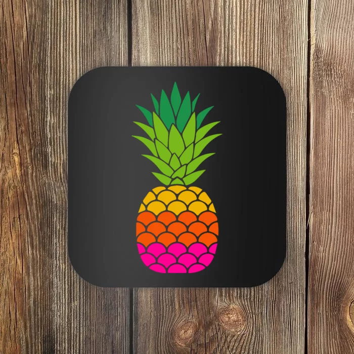 Funny Summer Pineapple Graphic Coaster