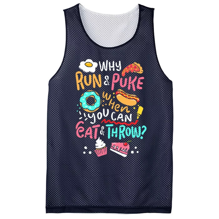 Funny Shot Put And Discus Mesh Reversible Basketball Jersey Tank