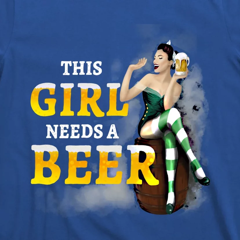 Funny St Patricks Day Irish Lucky This Needs A Beer Funny Gift T-Shirt