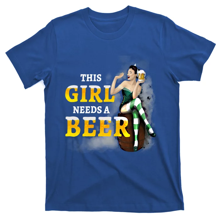 Funny St Patricks Day Irish Lucky This Needs A Beer Funny Gift T-Shirt