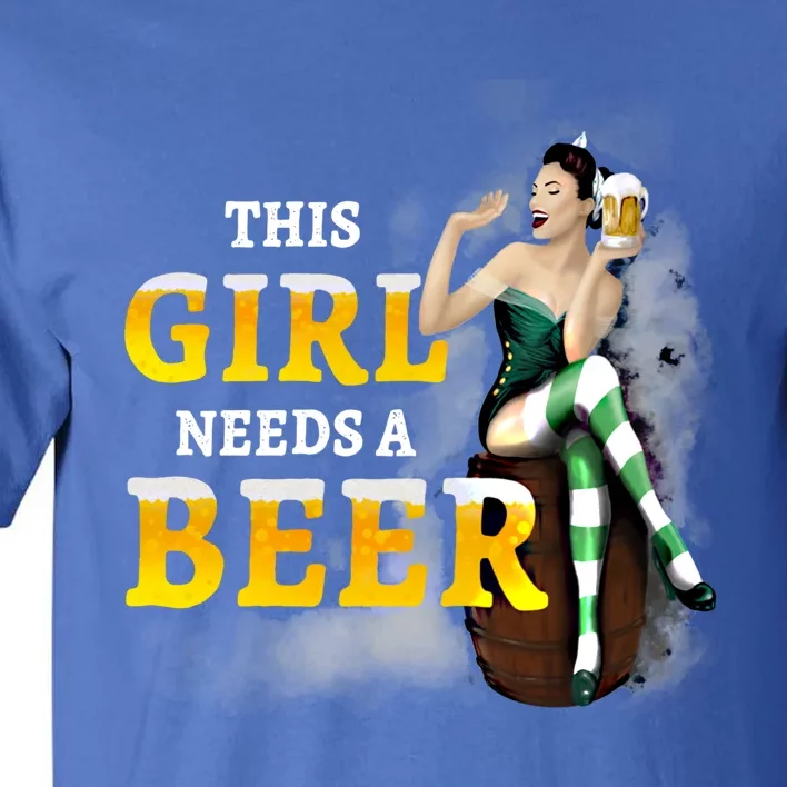 Funny St Patricks Day Irish Lucky This Needs A Beer Funny Gift Tall T-Shirt