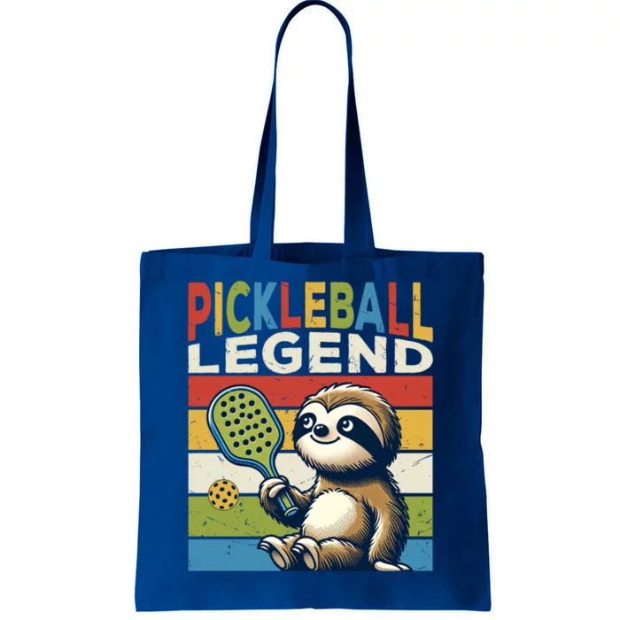 Funny Sloth Pickleball Legend Pickleball Gift Tote Bag