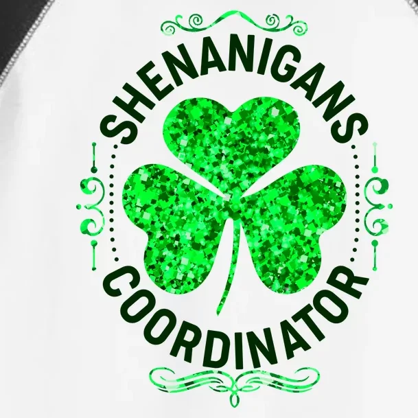 Funny St Patrick's Day Shenanigans Coordinator Lucky Shamrock Clover Toddler Fine Jersey T-Shirt