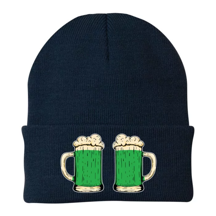 Funny St Patricks Day Ing Irish Shamrock Green Beer Cute Gift Knit Cap Winter Beanie