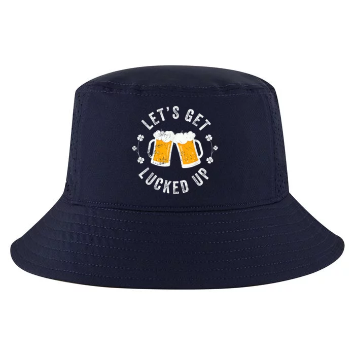 Funny St Patricks Day Lets Get Lucked Up Cool Comfort Performance Bucket Hat