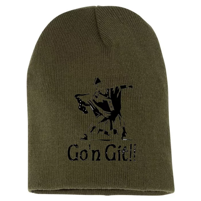 Funny St Patricks Day Funny Gon Git St Patrick Short Acrylic Beanie