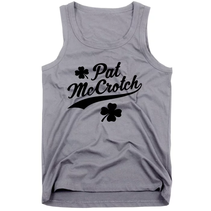 Funny St. Patrick's Day Pat McCrotch Tank Top