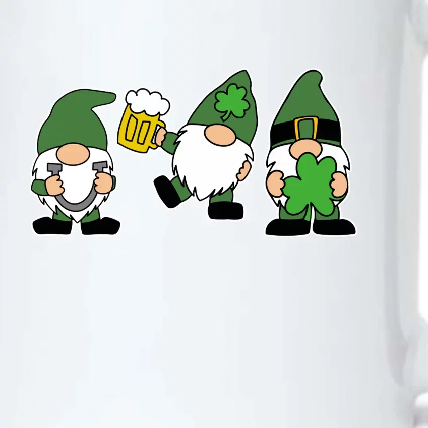 Funny St Patricks Day Drunk Gnomes Black Color Changing Mug