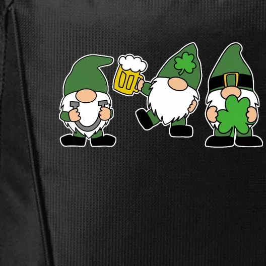 Funny St Patricks Day Drunk Gnomes City Backpack