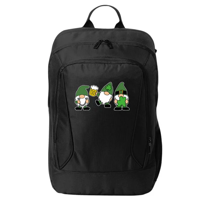 Funny St Patricks Day Drunk Gnomes City Backpack