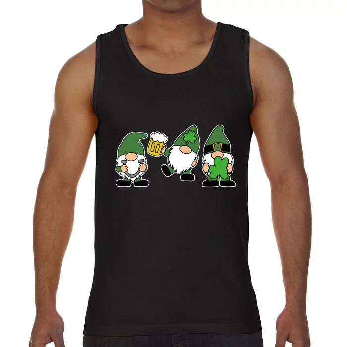 Funny St Patricks Day Drunk Gnomes Comfort Colors® Tank Top