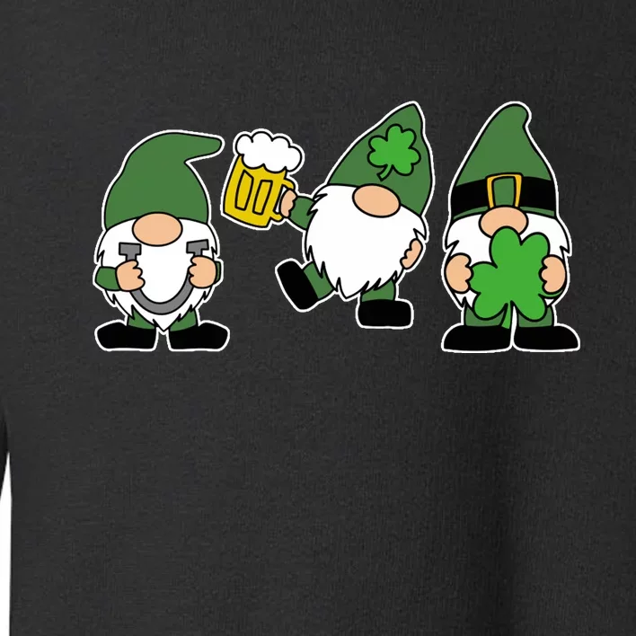 Funny St Patricks Day Drunk Gnomes Toddler Sweatshirt