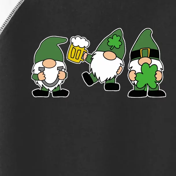 Funny St Patricks Day Drunk Gnomes Toddler Fine Jersey T-Shirt