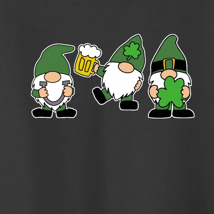 Funny St Patricks Day Drunk Gnomes Toddler T-Shirt