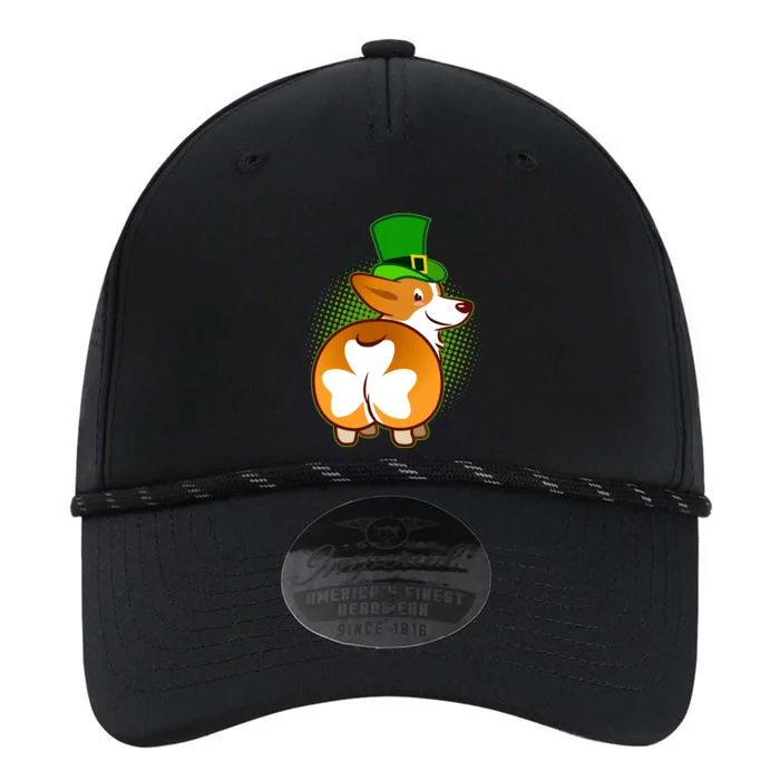 Funny St Patrick's Day Shamrock Corgi Butt Performance The Dyno Cap