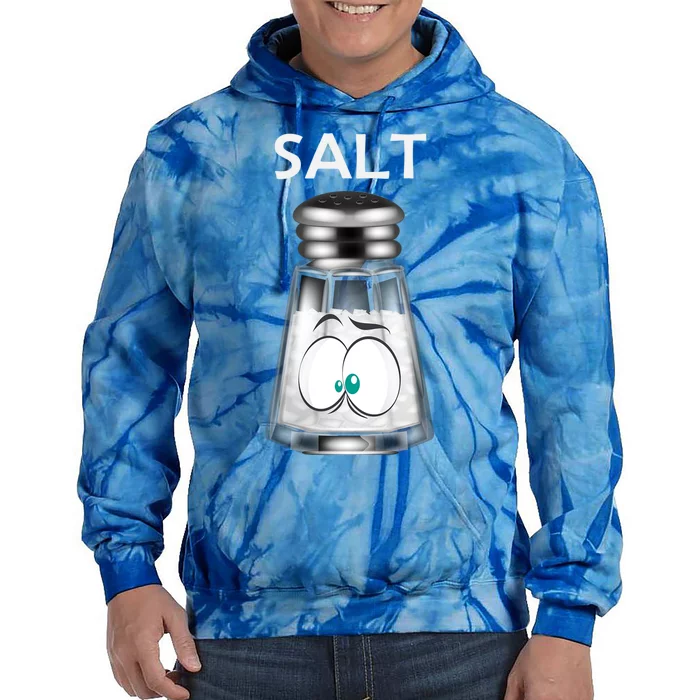 Funny Salt Pepper Halloween Costume Funny Gift Tie Dye Hoodie