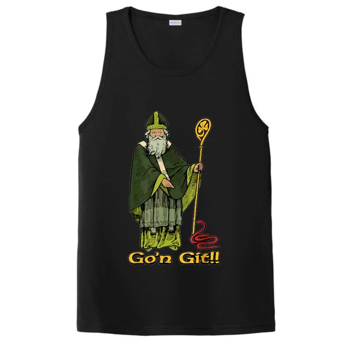 Funny St Patricks Day Funny Gon Git St Patrick Performance Tank