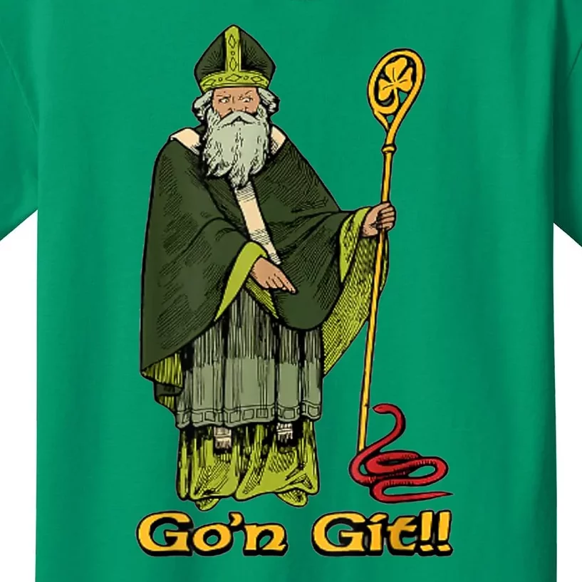 Funny St Patricks Day Funny Gon Git St Patrick Kids T-Shirt