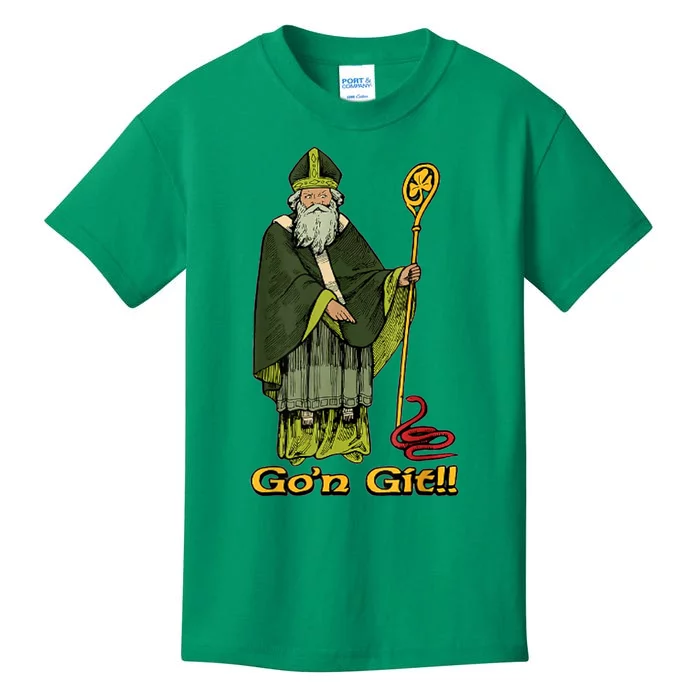 Funny St Patricks Day Funny Gon Git St Patrick Kids T-Shirt