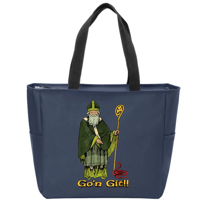 Funny St Patricks Day Funny Gon Git St Patrick Zip Tote Bag