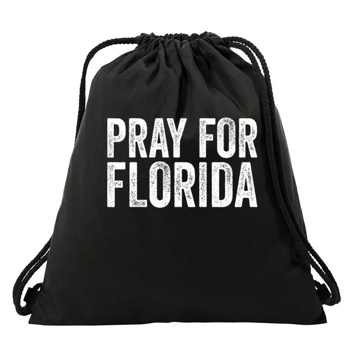 Florida Strong Pray For Florida Hurricane Milton Florida Tropical Storm Drawstring Bag