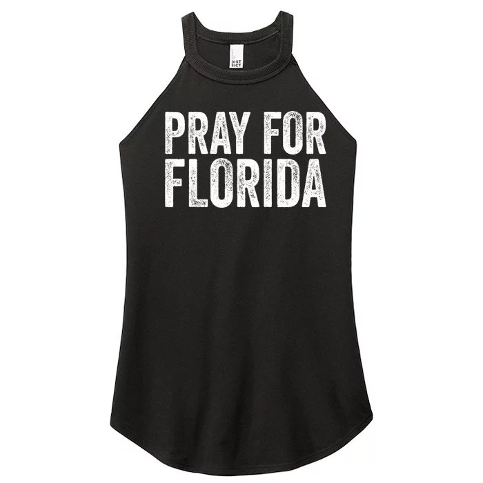 Florida Strong Pray For Florida Hurricane Milton Florida Tropical Storm Women’s Perfect Tri Rocker Tank