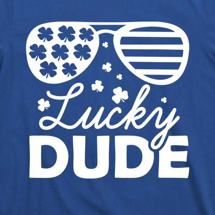 Funny St Patrick's Day One Lucky Dude Gift T-Shirt