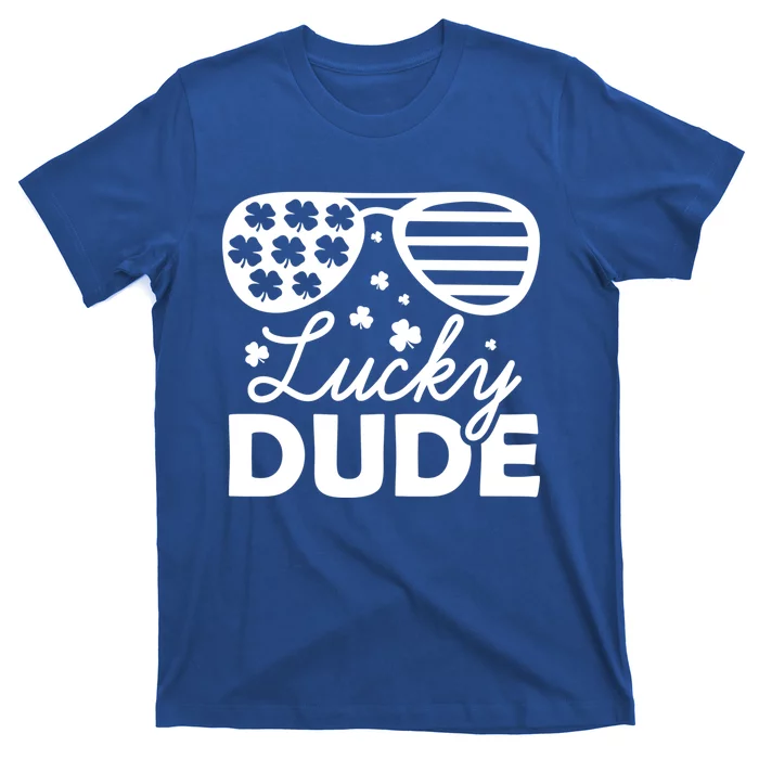 Funny St Patrick's Day One Lucky Dude Gift T-Shirt