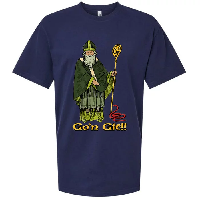 Funny St Patricks Day Funny Go'n git st patrick Sueded Cloud Jersey T-Shirt