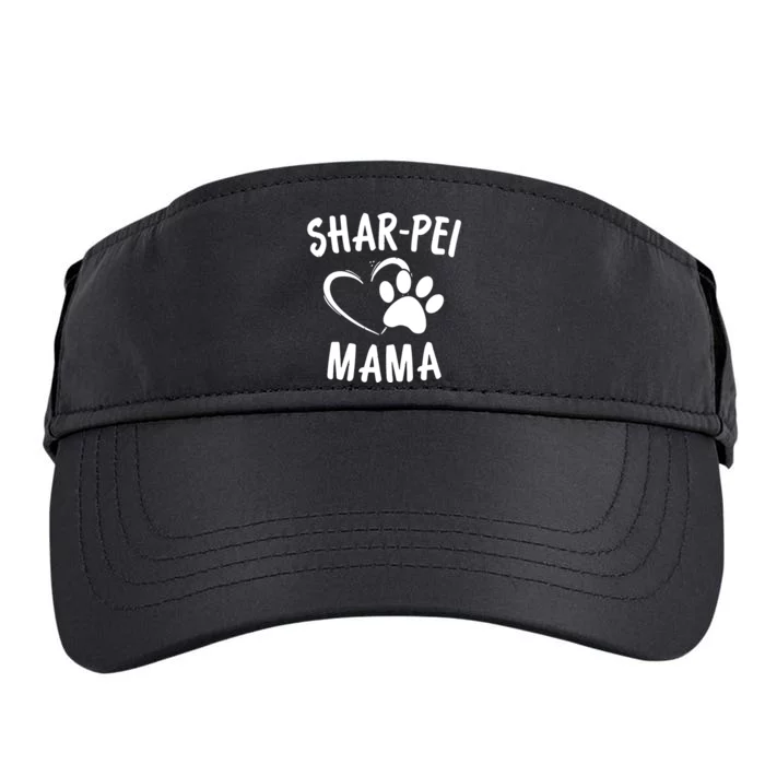 Fun Shar Pei Mama Gift Pet Lover Apparel Dog SharPeis Mom Adult Drive Performance Visor