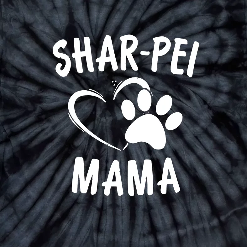 Fun Shar Pei Mama Gift Pet Lover Apparel Dog SharPeis Mom Tie-Dye T-Shirt