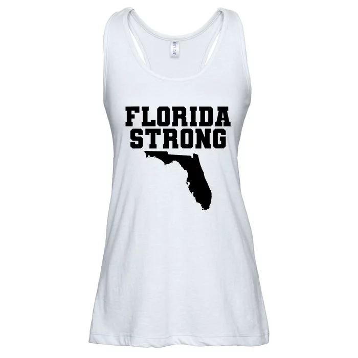 Florida Strong Pray For Florida Survived Hurricane Milton 2024 Ladies Essential Flowy Tank