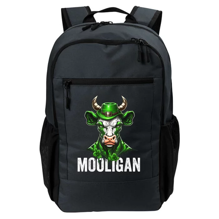 Funny St Patricks Day Hooligan Mooligan Cow St Paddy Party Daily Commute Backpack