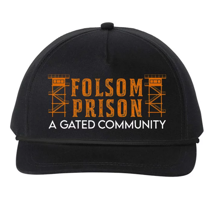 Folsom State Prison For Prison State Correctional Warden Snapback Five-Panel Rope Hat