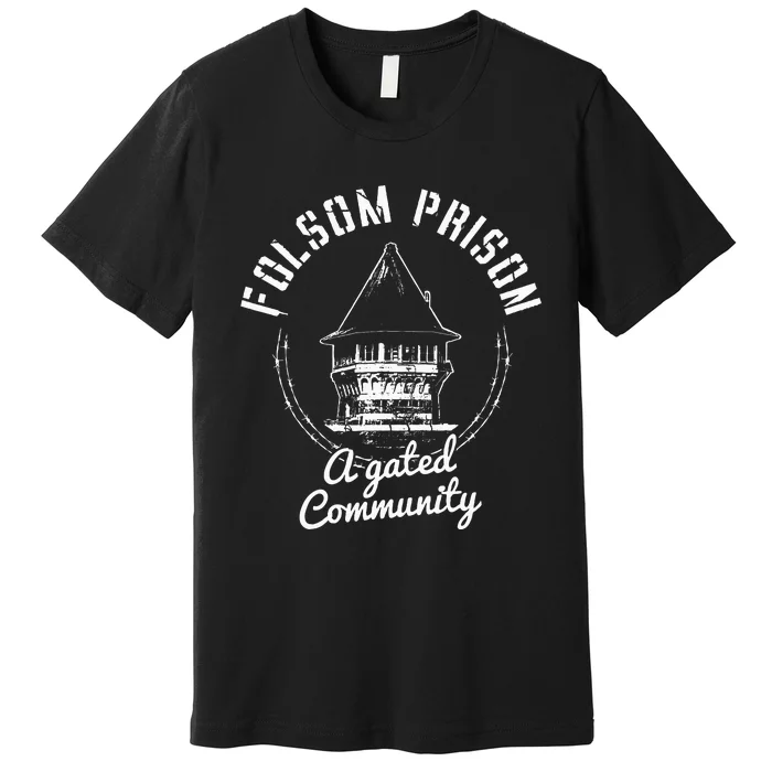 Folsom State Prison Prison State Correctional Warden Premium T-Shirt