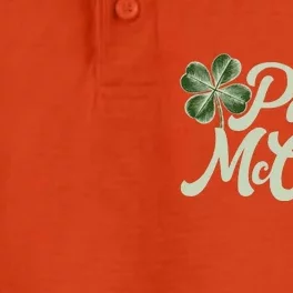 Funny St. Patrick's Day Pat McCrotch Irish Pub Leprechaun Dry Zone Grid Performance Polo