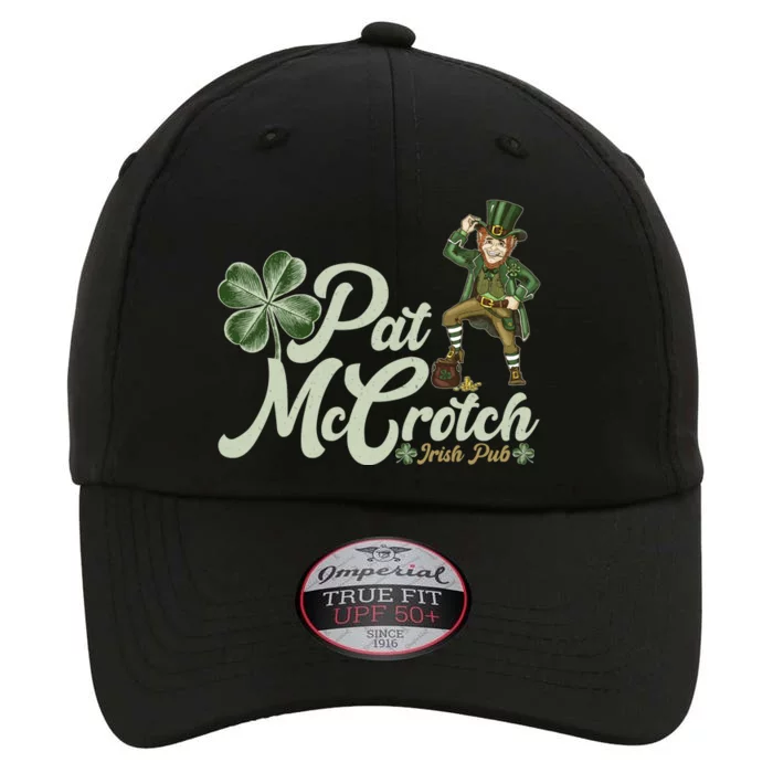 Funny St. Patrick's Day Pat McCrotch Irish Pub Leprechaun The Original Performance Cap