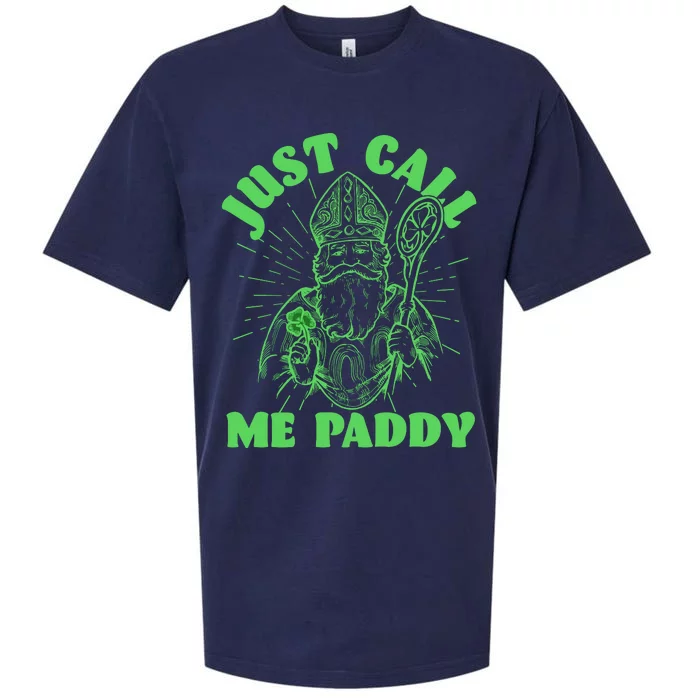 Funny Saint Patricks Day Just Call Me Paddy Sueded Cloud Jersey T-Shirt