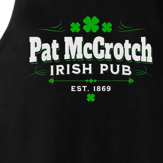 Funny St Patrick Was Italian St Patrick's Day Ladies Tri-Blend Wicking Tank