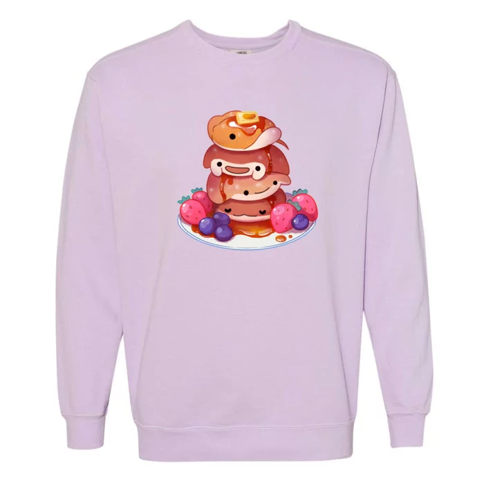 Fluffy Sea Pancakes Garment-Dyed Sweatshirt