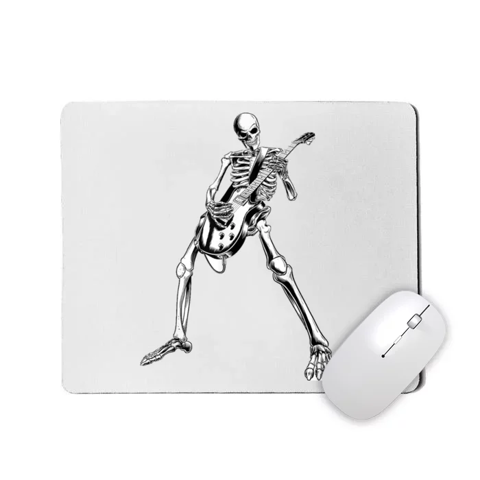 Funny Skeleton Playing Guitar Electric Acoustic Classical Mousepad