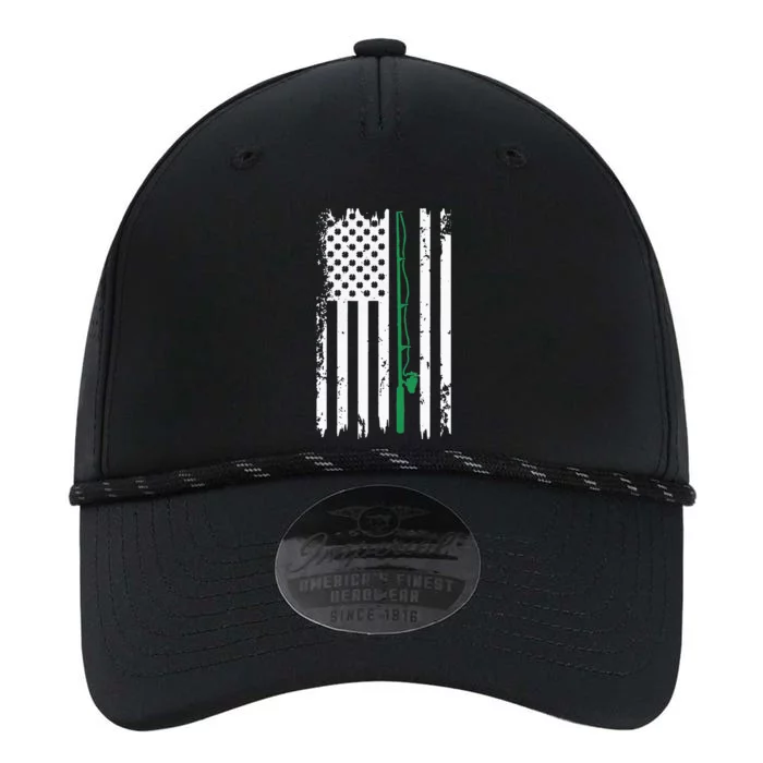 Fishing St Patricks Day American Flag Green Shamrock Performance The Dyno Cap