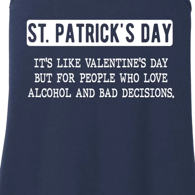 Funny St Pats Definition St. Patricks Day Drinking Gift Ladies Essential Tank