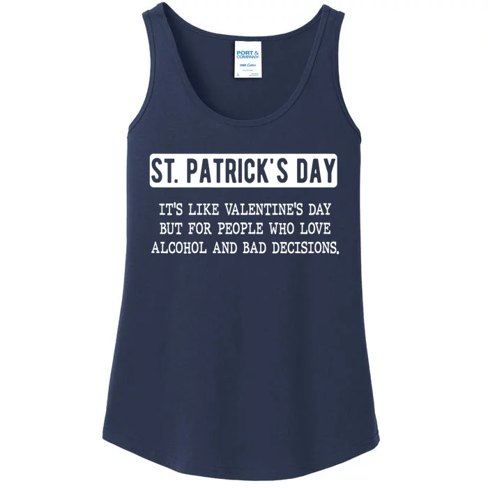 Funny St Pats Definition St. Patricks Day Drinking Gift Ladies Essential Tank